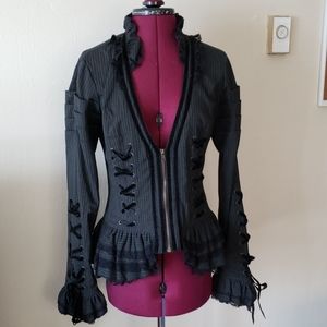 Spin Doctor Pinstriped Coat